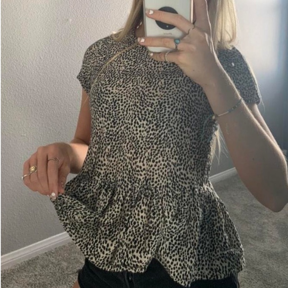 ghanda leopard blouse - Picture 2 of 3